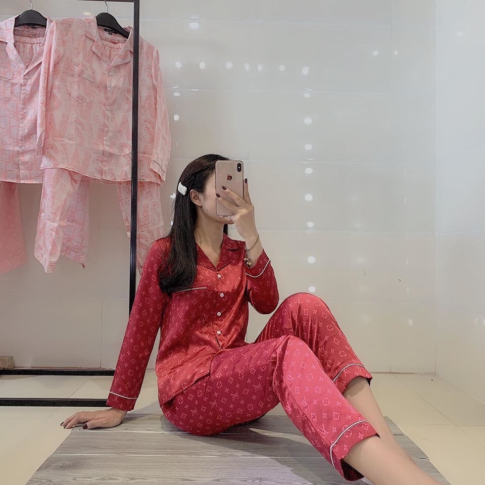 Đồ bộ pijama lụa gấm hàng cao cấp