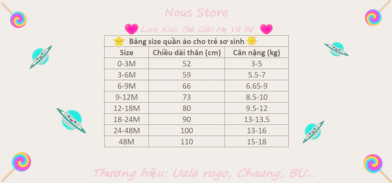 Bộ đồ dài tay cúc cài chéo cho bé - Uala 5104