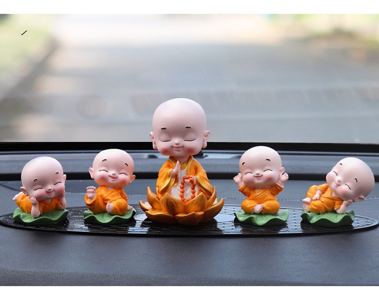 [HCM]bộ 4 chú tiểu lá sen
