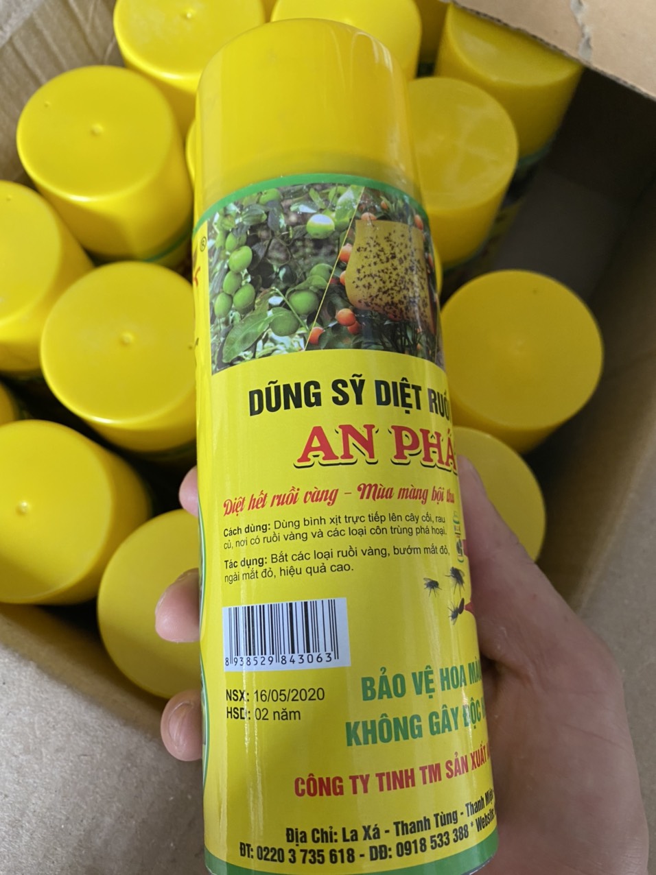 Keo dính Ruồi Vàng  Siêu dính - Dạng chai xịt
