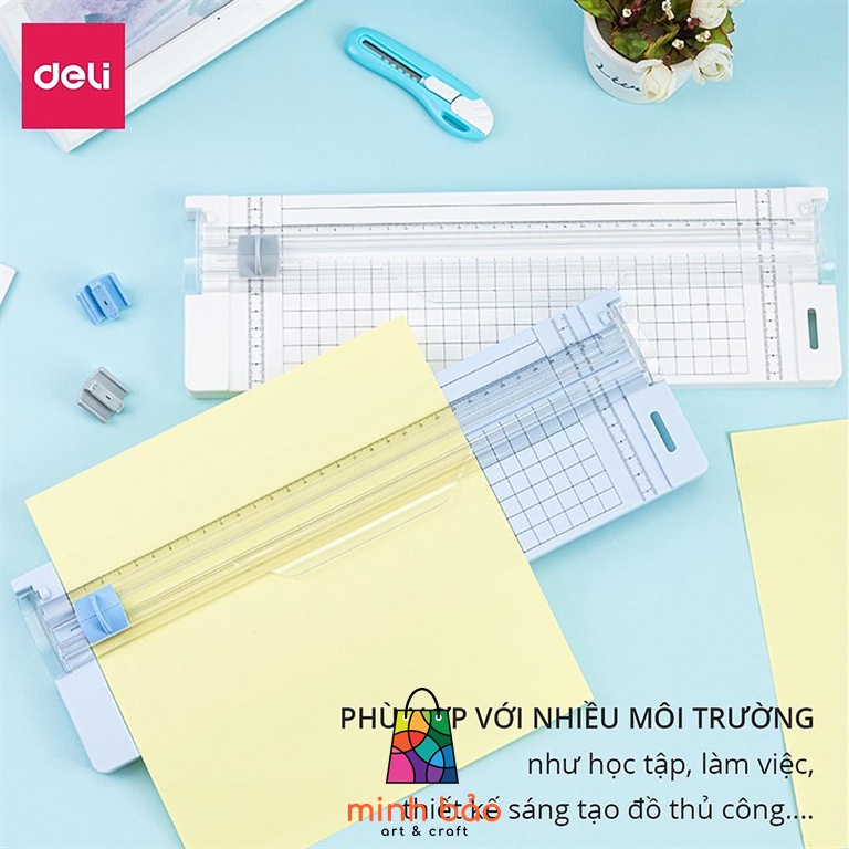BÀN CẮT GIẤY KHỔ A4 MINI DELI 14251