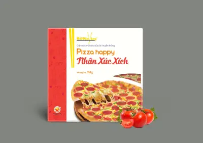 Pizza Italian Style (Pizza nhân Xúc Xích ) 350gr/hộp