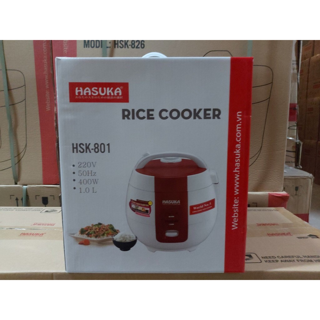 Nồi cơm điện Hasuka HSK-801 1L