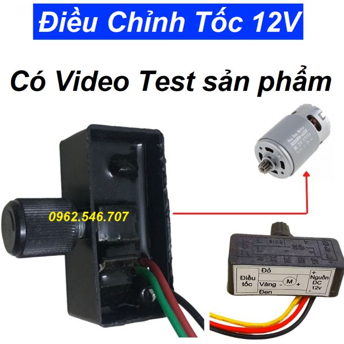 Điều tốc 12v 5a - motor 775,895,885
