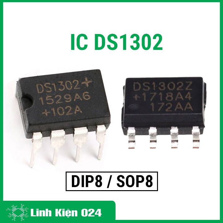IC thực thời gian DS1302 DIP8 / SOP8