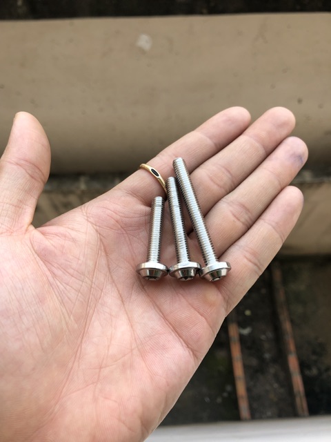 [HCM]Ốc inox đầu dù Prot! - (1 con) - 6li3 - 6li4 - 6li5