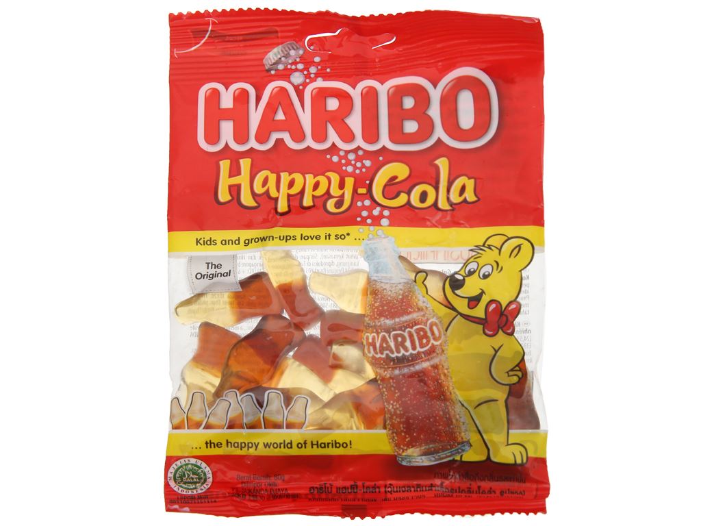 KẸO DẺO HARIBO 80GR  ĐỦ LOẠI 90446