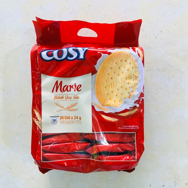 HNBánh quy sữa Cosy Marie gói to 576g 24 gói nhỏ bên trong