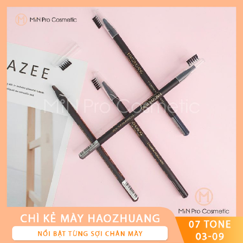 Chì mày phẩy sợi Haozhuang Make Up Milano Eyebrow Pencil Precicion