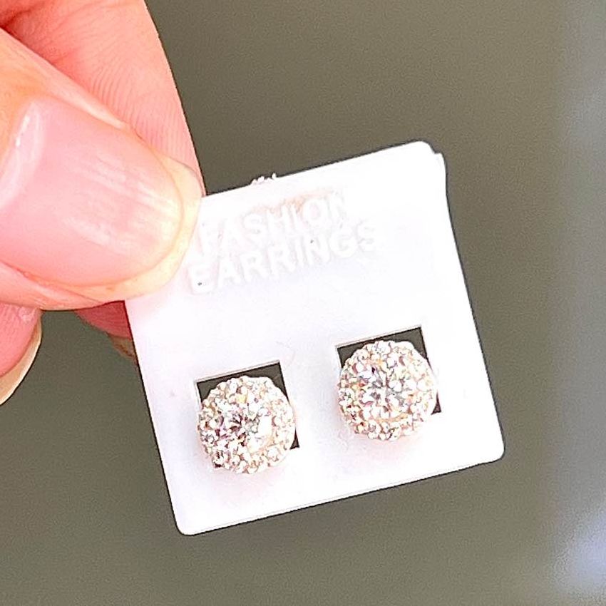 Bông tai Bạc 925 đính đá CZ Yuumigems