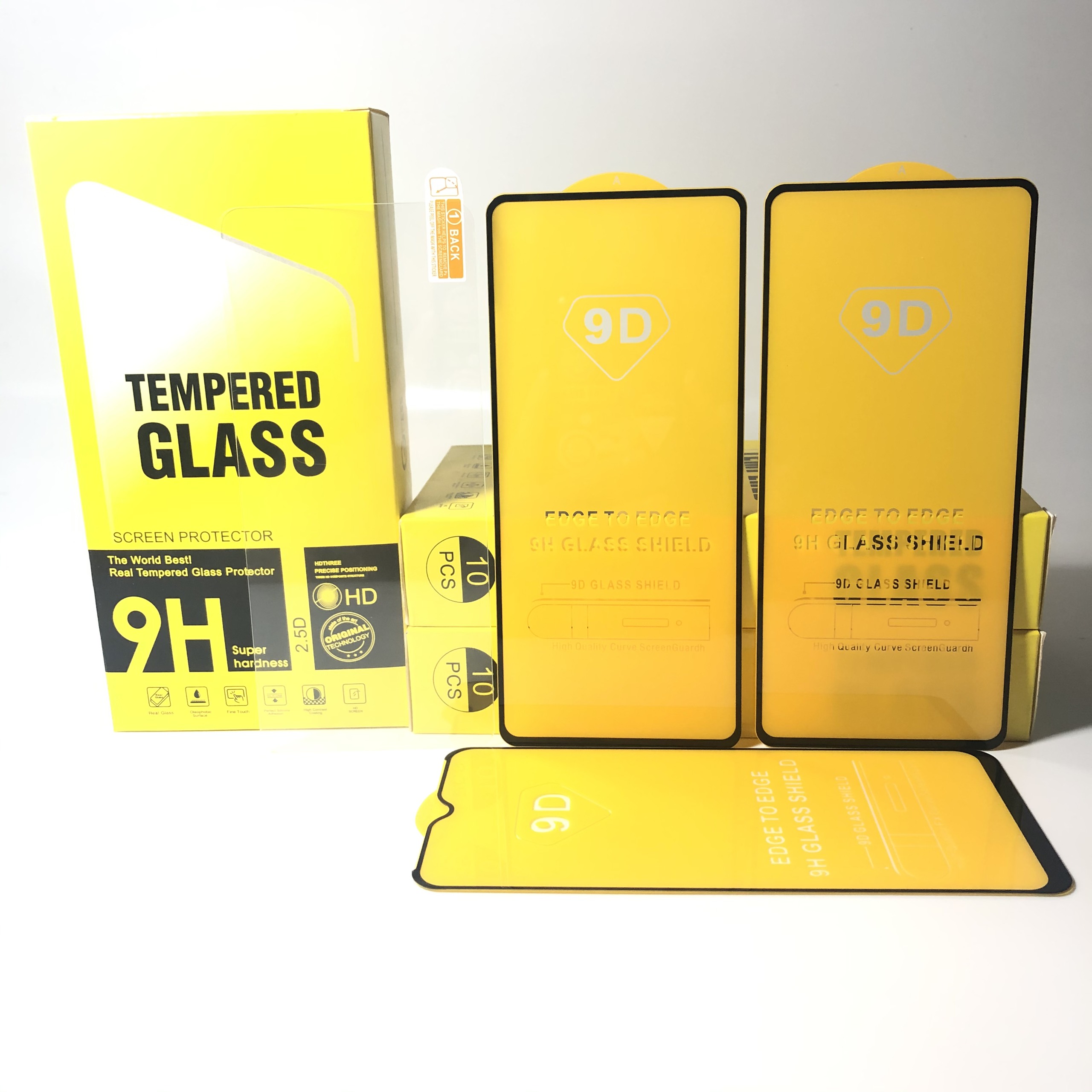 Kính cường lực Realme 7 Realme 7 Pro full màn hình và trong suốt  tặng kèm khăn lau