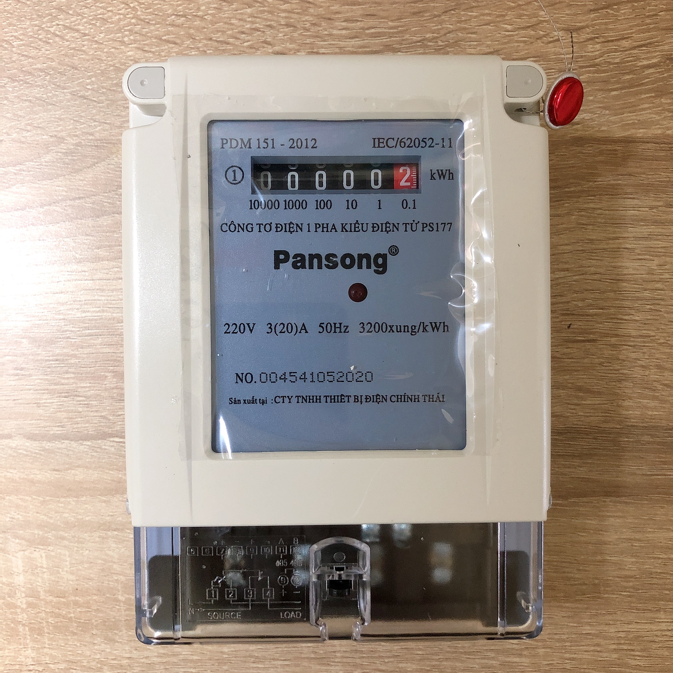 [HCM]Công tơ diện 1 pha điện tử Pansong