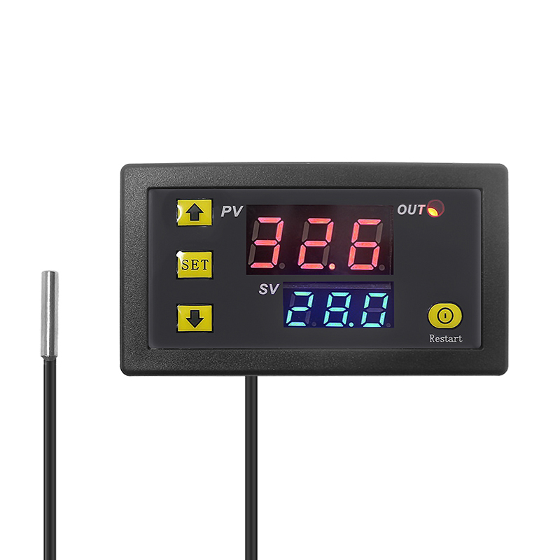 Bộ điều khiển nhiệt độ làm mát kỹ thuật số màn hình led w3230 DC 12V 24V AC 110V-220V 20A-INTL