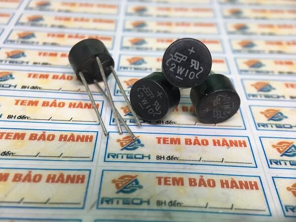 Combo 10 chiếc 2w10 diode cầu 2a/1000v