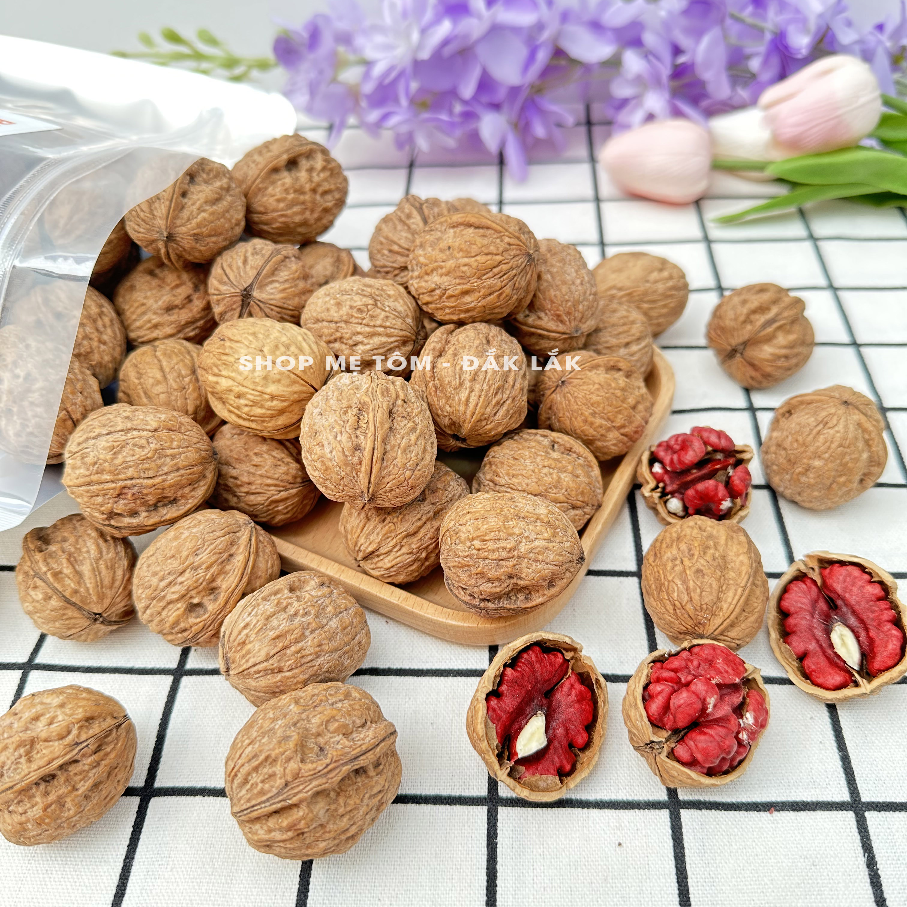 500GRAM ÓC CHÓ ĐỎ NHẬP KHẨU MỸ (NGUYÊN VỎ HOẶC NHÂN)