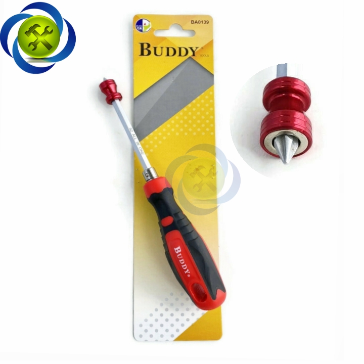 [HCM]Tua vít 2 đầu Buddy BA0139 có nam châm trợ hút