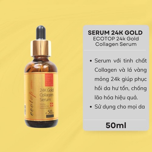 Serum 24k gold collagen ecotop