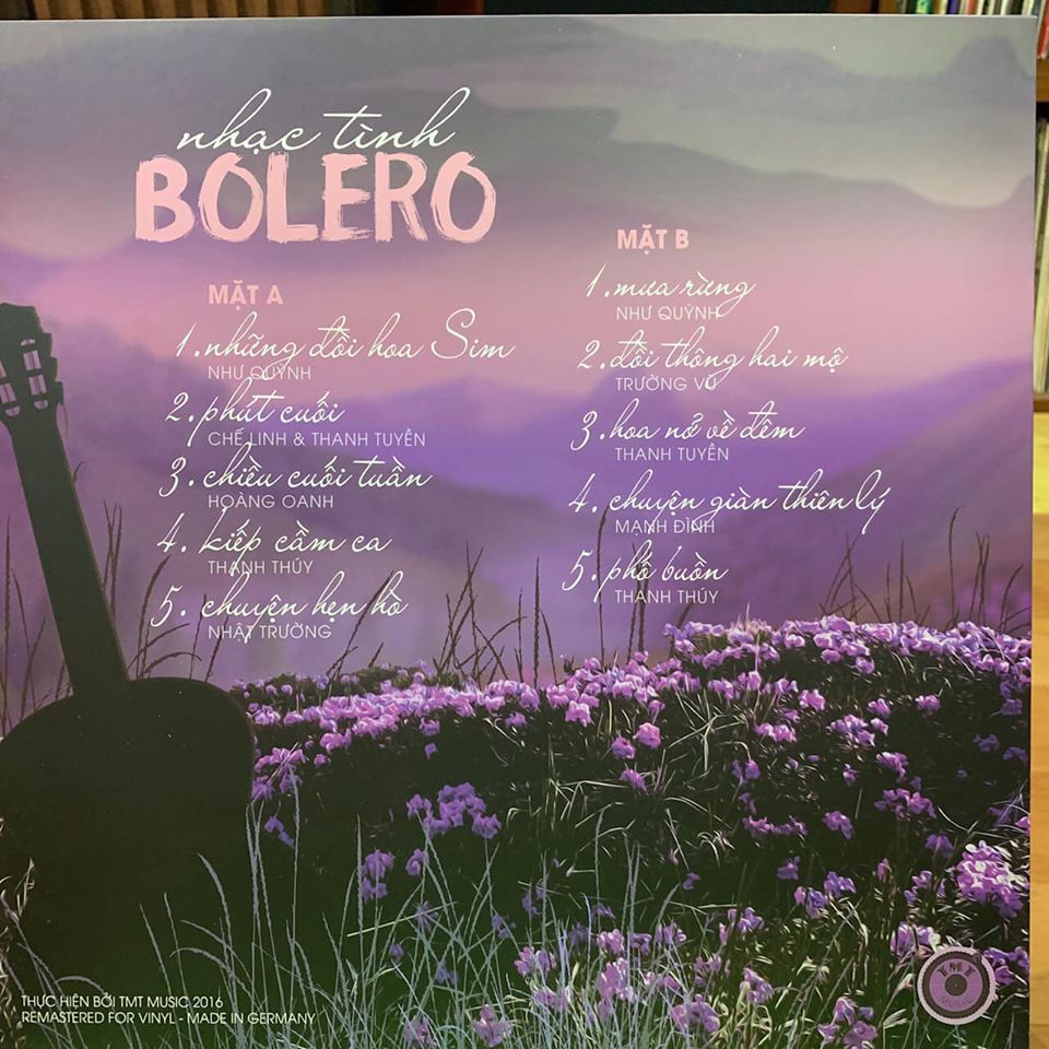 Đĩa than Bolero 1 - Nhạc Tình