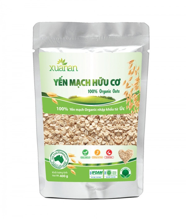 Yến mạch Hữu Cơ organic xuân An 400gr