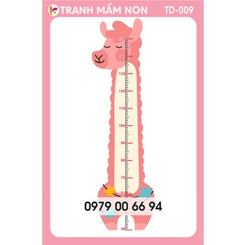 Thước đo chiều cao cho bé 009