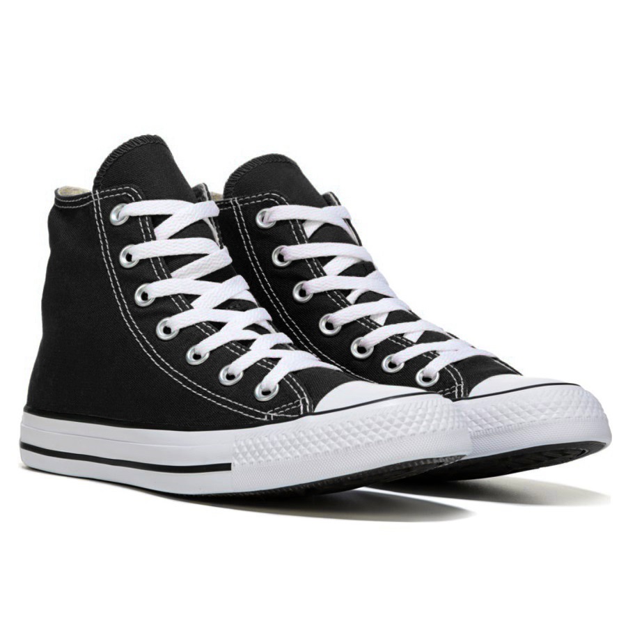Giày Sneaker Bata Nữ Classic C1 Buộc Dây Cổ Cao Màu Đen