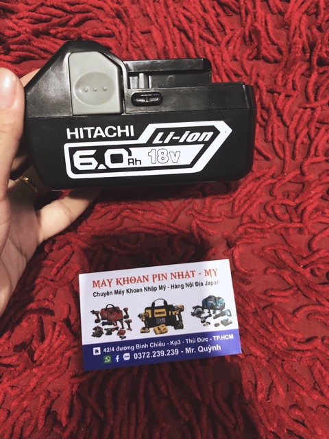 [HCM]Pin đóng mới hitachi 18v