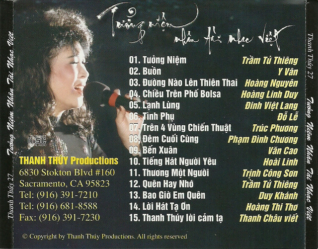 Set of 4 Cds of Thanh Thuy's Music 3