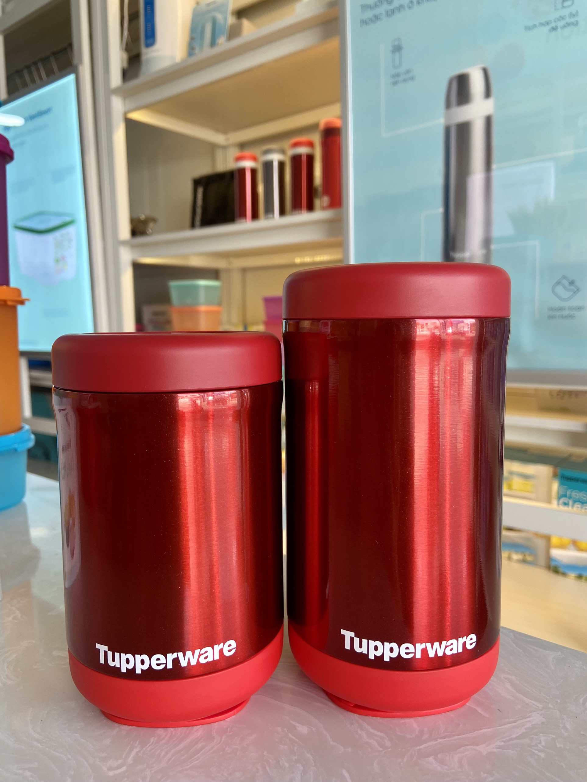 Bộ hộp giữ nhiệt Stacking Thermal (2) Tupperware Chính Hãng