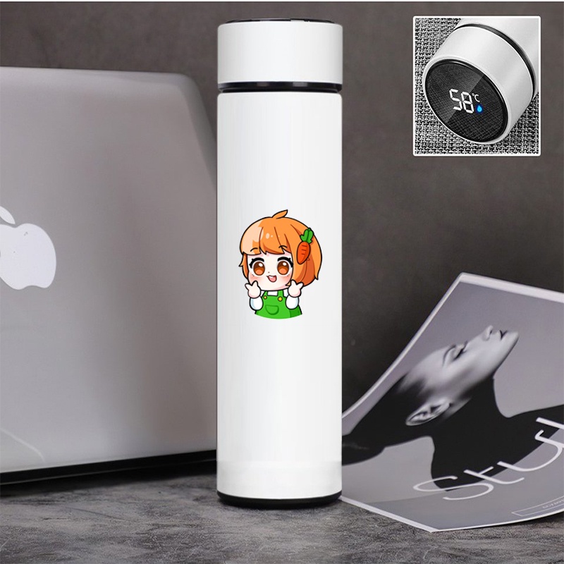 Bình giữ nhiệt đựng nước in hình HERO TEAM ver MẮT TRÒN XOE Simmy Phong cận Siro Mr Vịt Sammy Đào Kairon Kamui