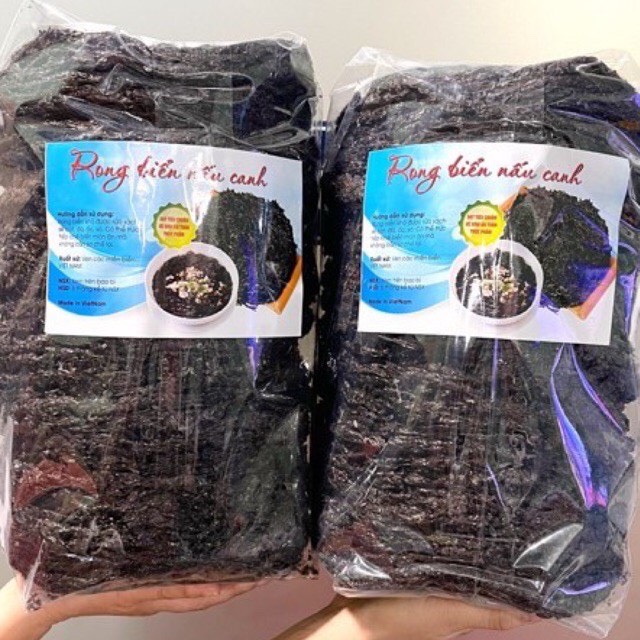 1.kg rong mứt nấu canh - rong biển nấu canh - rong biển khô sạch