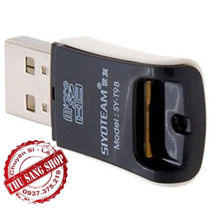 Đầu Đọc Thẻ Nhớ (Reader) MicroUSB Siyoteam SY-T98