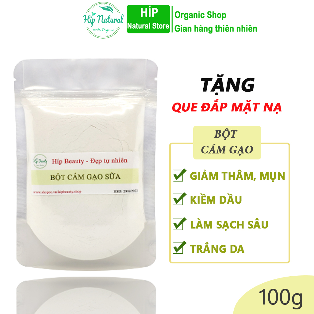 Bột cám gạo sữa nguyên chất, bột cám gạo sữa dưỡng trắng da, kiềm dầu