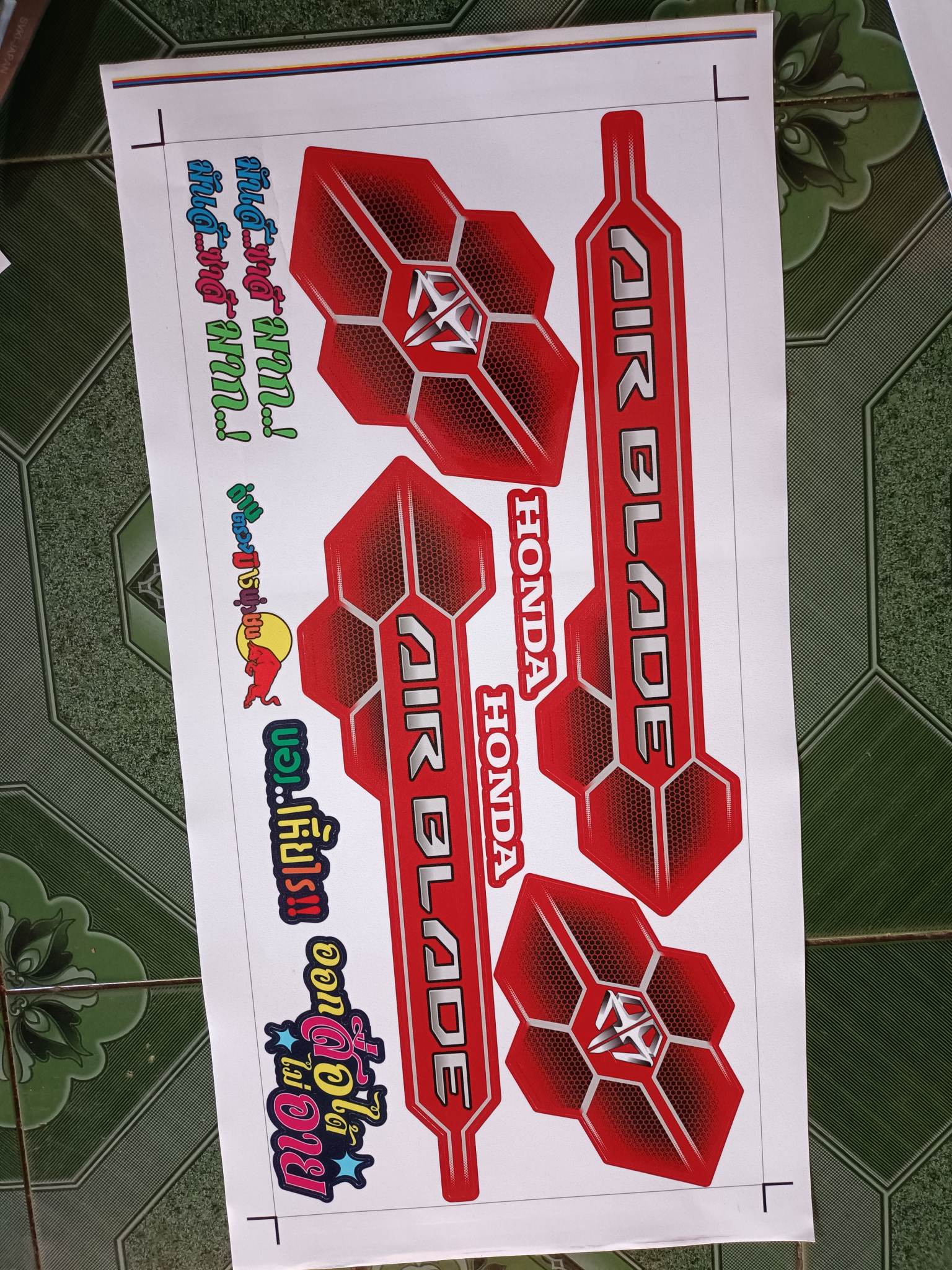 tem rời AB 2016-19 tổ ong
