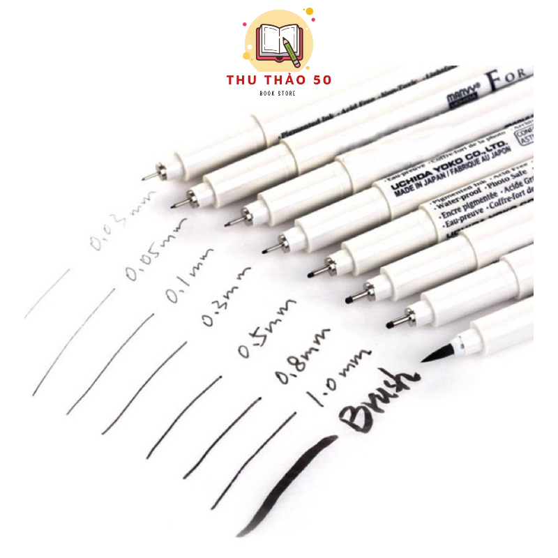Bút vẽ kỹ thuật đi Nét Line lông kim Marvy Uchida 4600 Drawing Pen