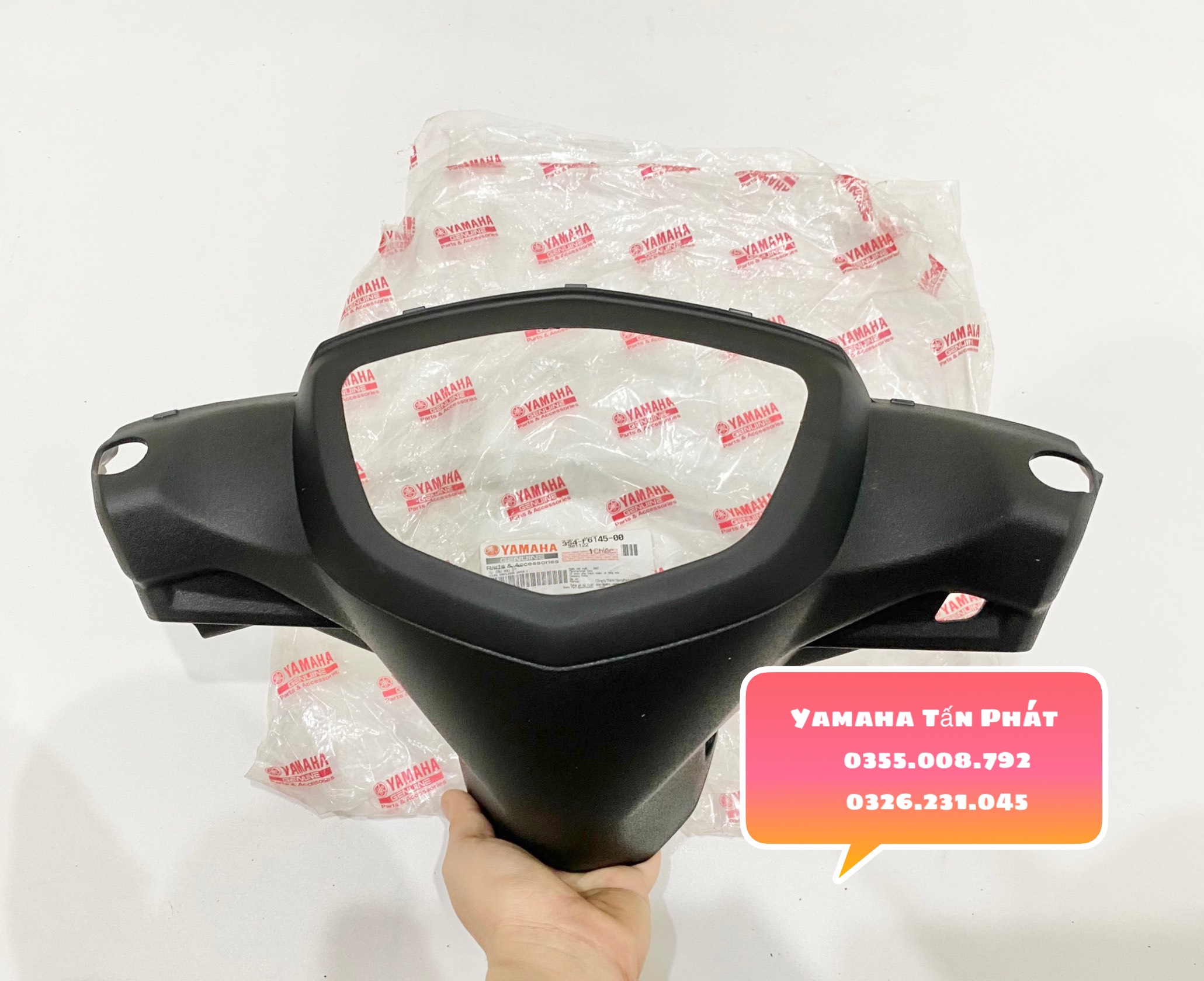 Bợ cổ - ốp đầu sau sirius chính hãng yamaha