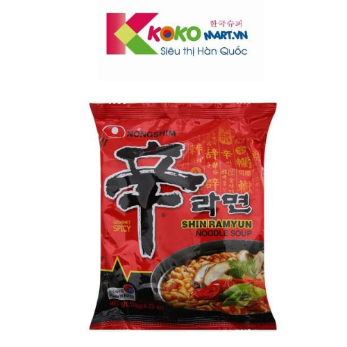 Mì shin nước cay hàn quốc gói 120g
