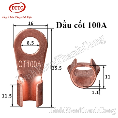 Đầu Cốt Đồng 30A 40A 60A 100A 150A 200A 300A