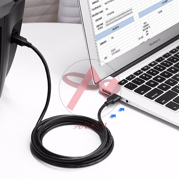 Dây Cáp USB AB Kết Nối Máy In 1.5m