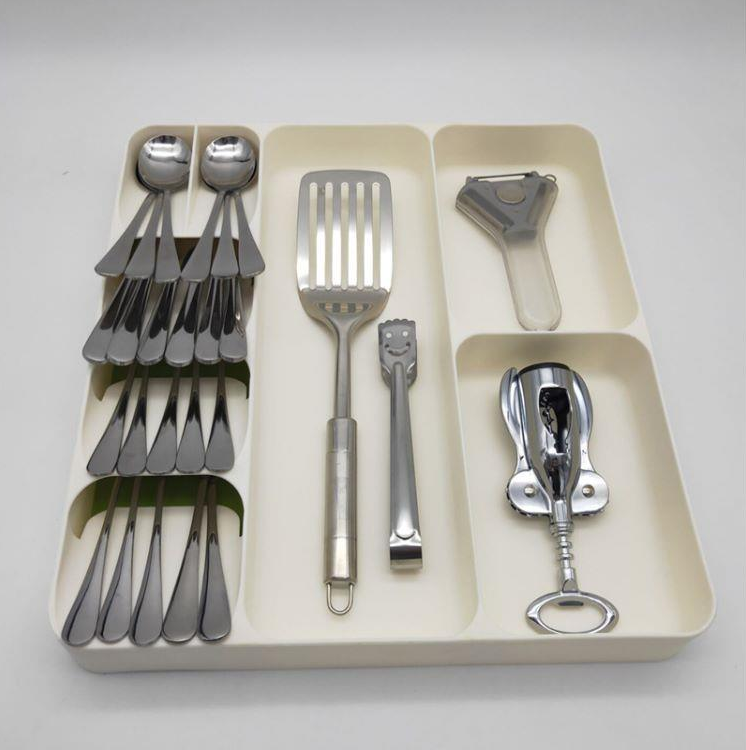 Khay để thìa, dĩa, dụng cụ nhà bếp size lớn