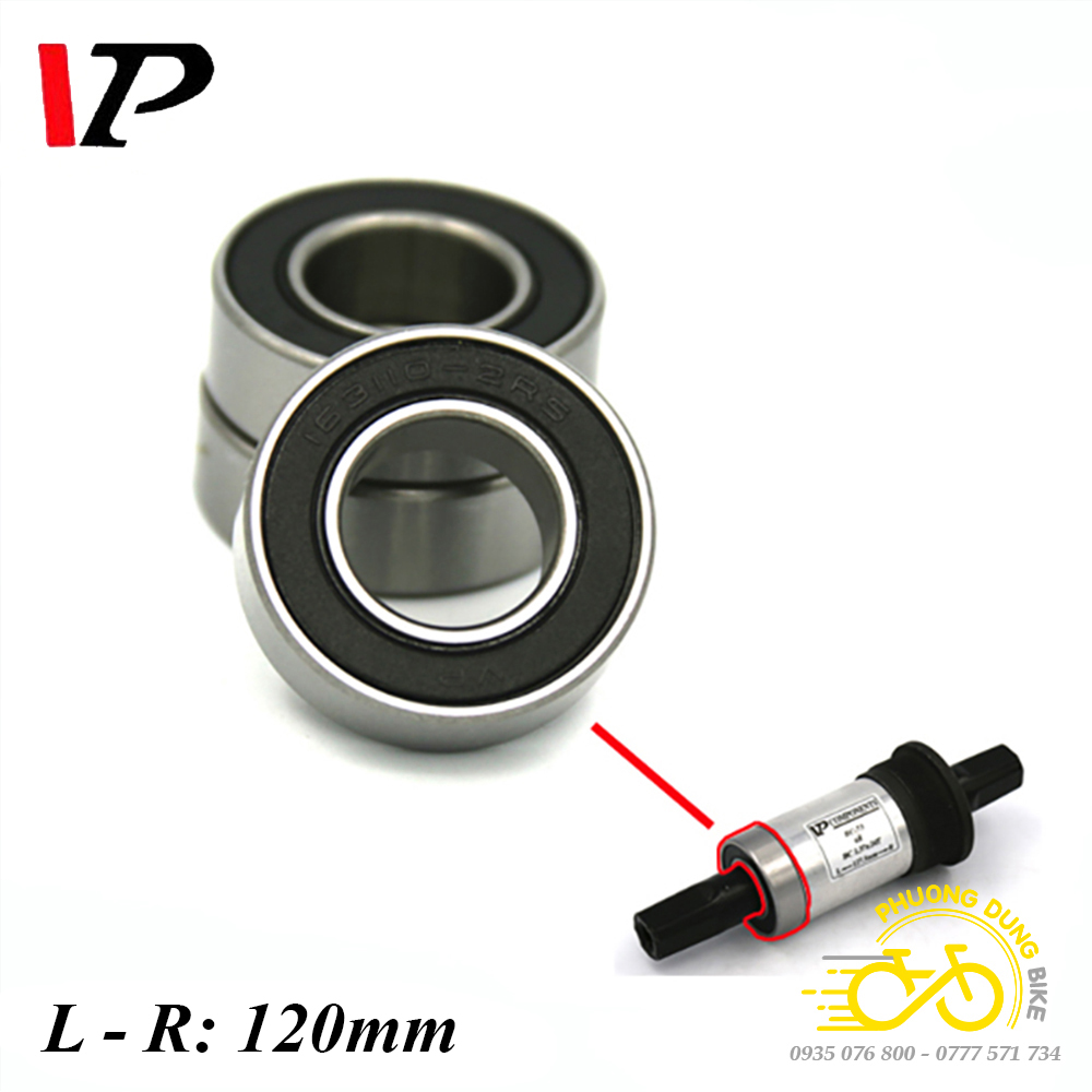 Trục giữa cốt vuông bạc đạn xe đạp VP BC73 - Nhiều Cỡ