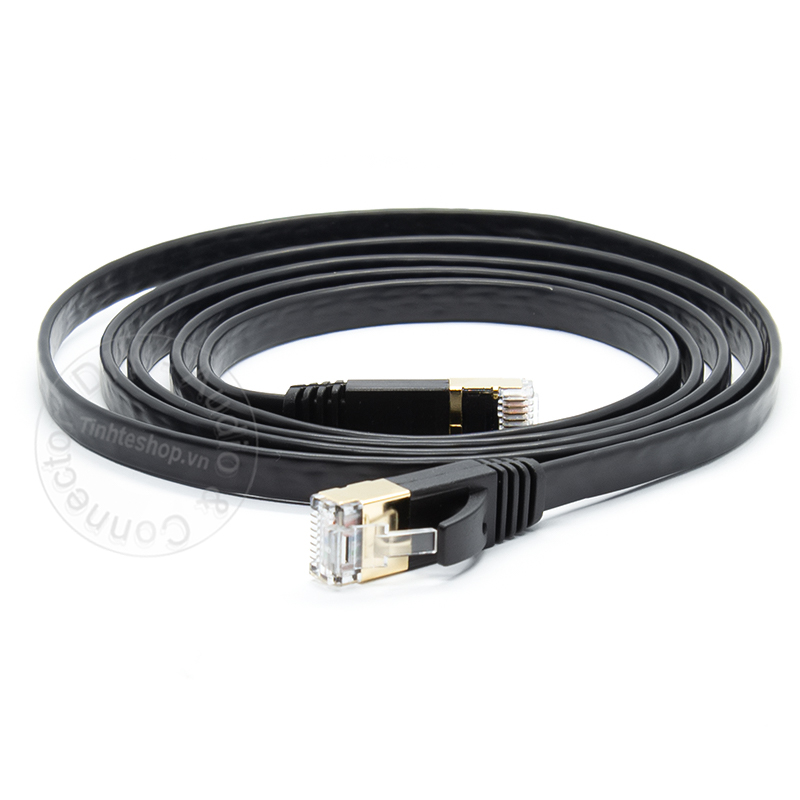 Cáp mạng Cat7 10G 600MHz siêu mỏng STP chống nhiễu đồng tinh khiết Kingmaster chiều dài từ 1.5 mét đến 20 mét