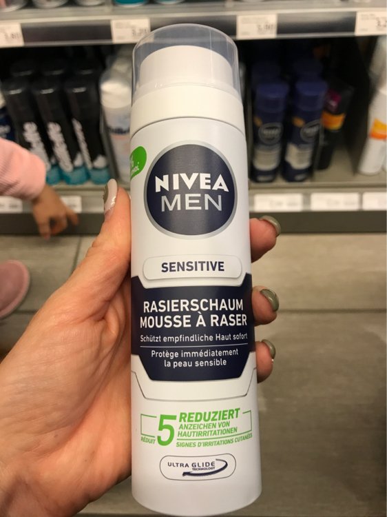 Bọt Cạo Râu Nivea Men Sensitive 200ml - Đức