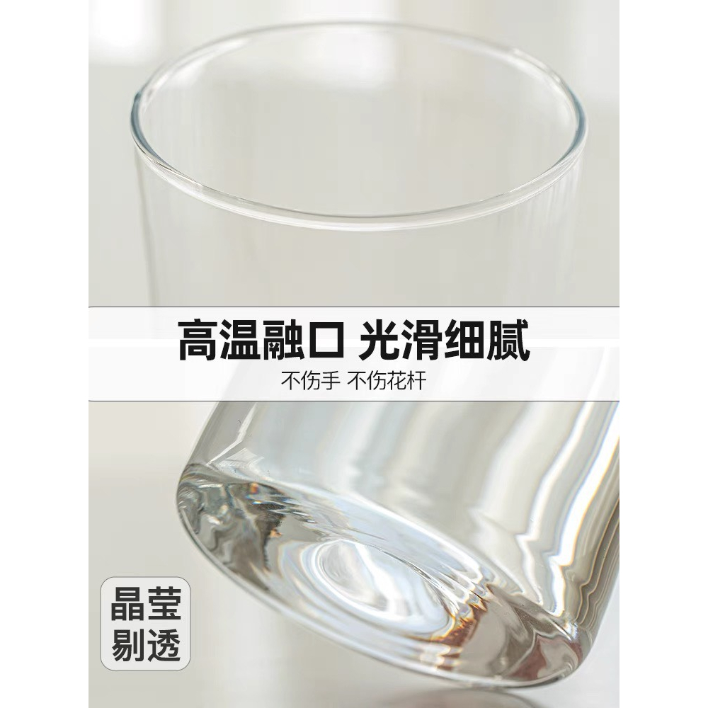 Lọ hoa thủy tinh Daisy - Phong cách bắc âu đơn giản