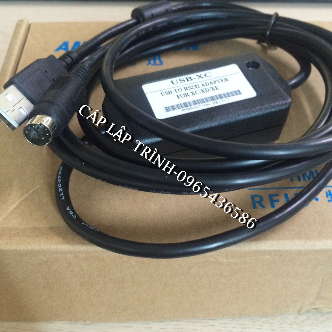 Cáp lập trình USB-XC PLC Xinje XC1 XC2 XC3 XC5