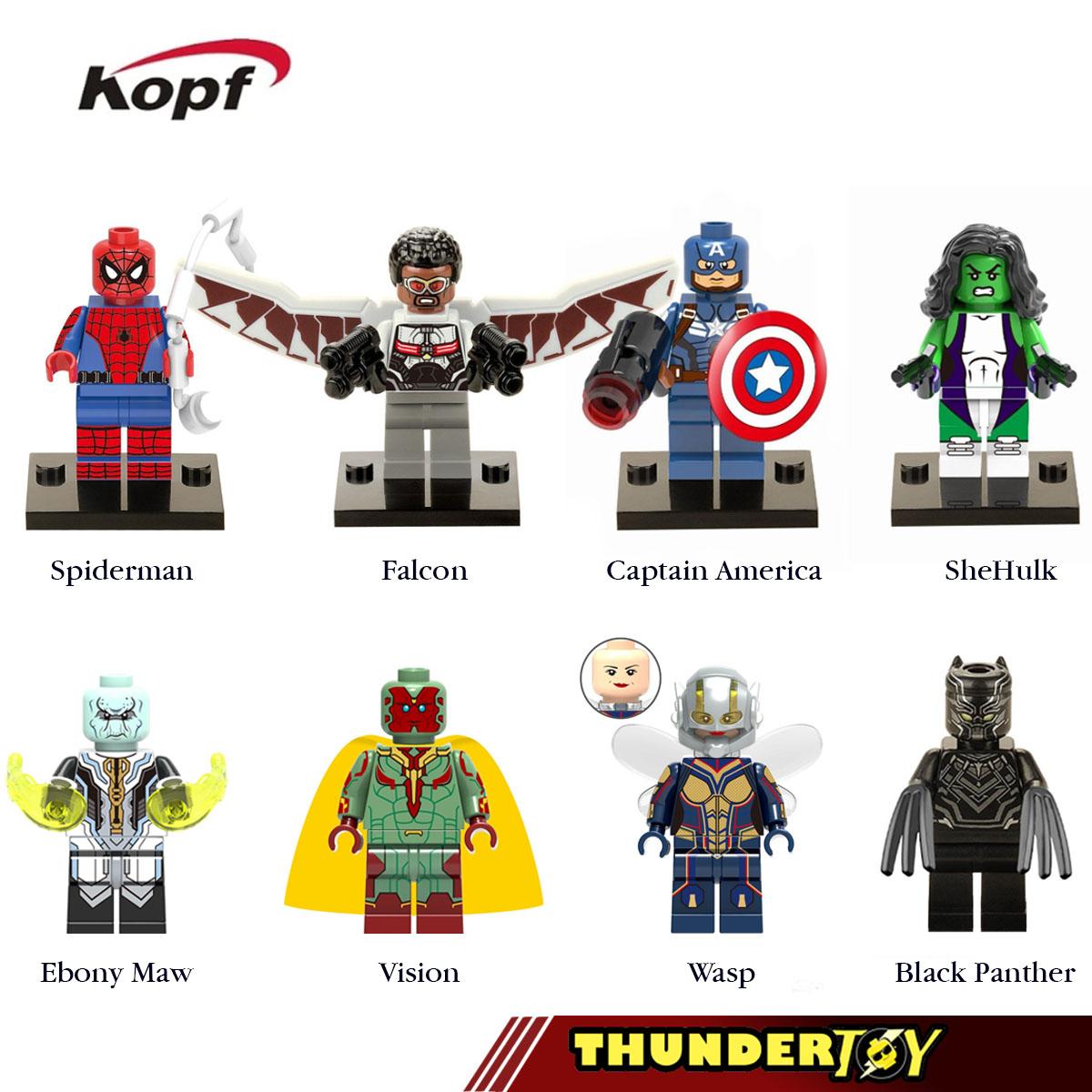 [HCM]Đồ chơi lắp ráp Mini Figure nhân vật Marvel