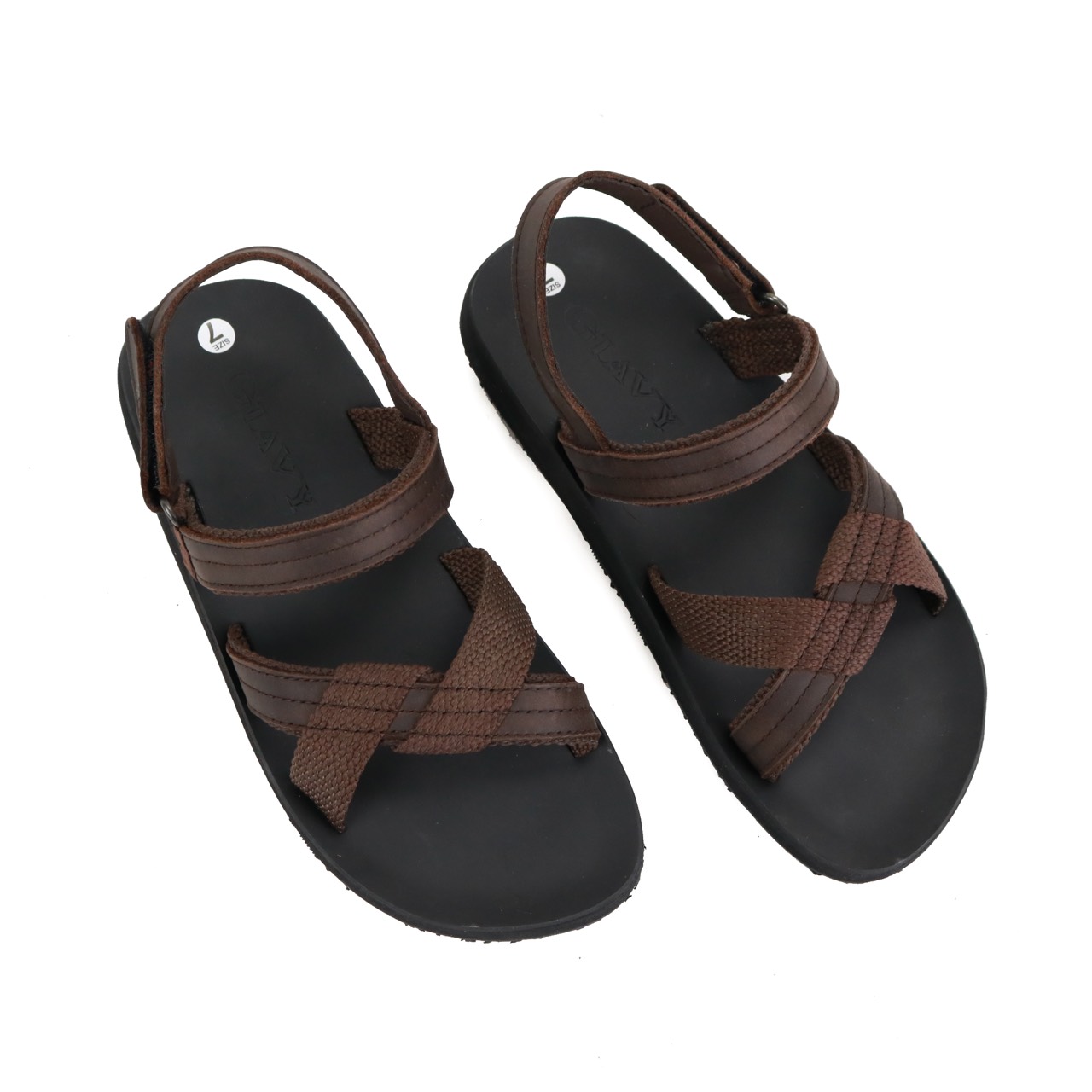Giày sandal Giavy nữ - SN033 Nâu
