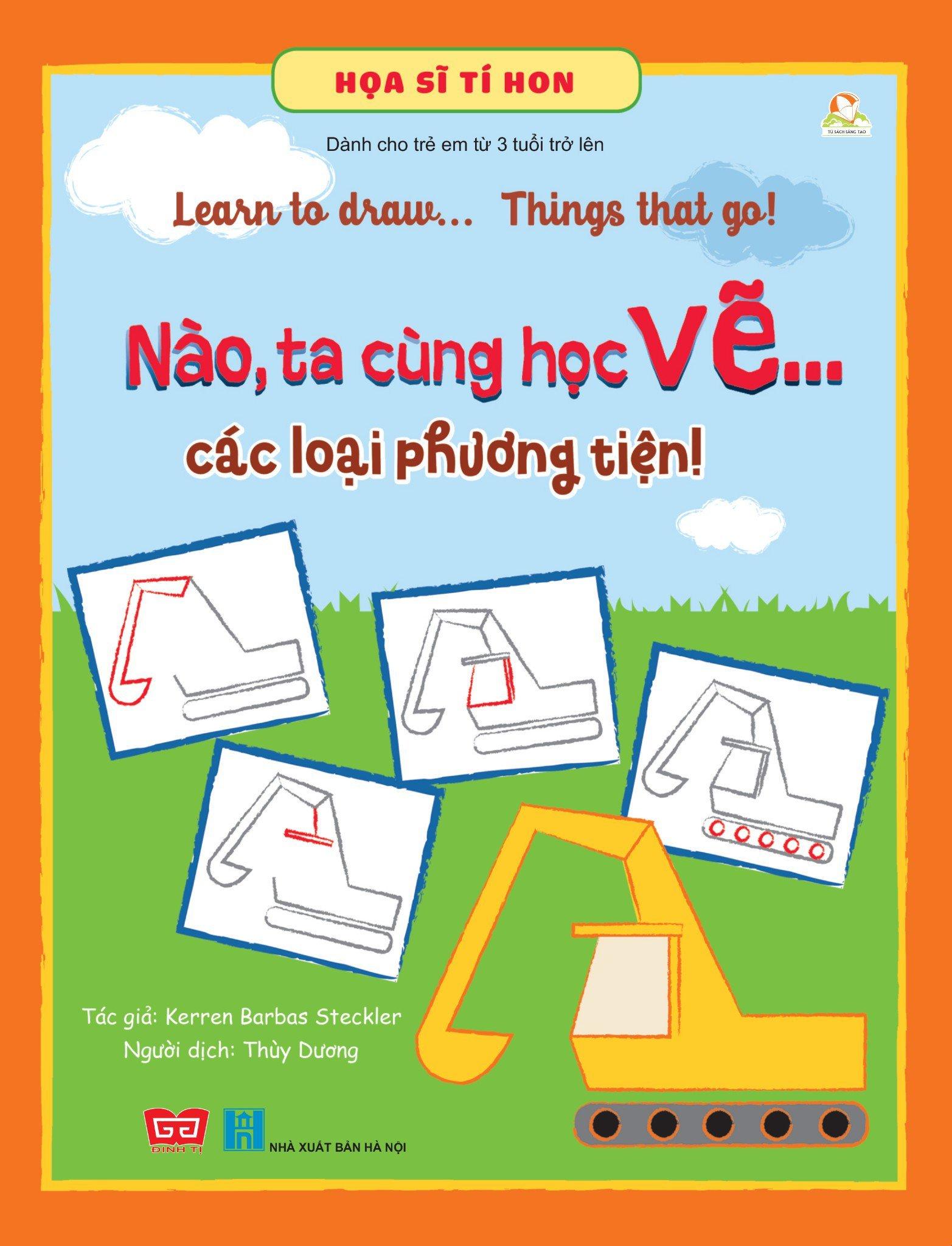 SÁCH - Combo Họa sĩ tí hon - Learn to draw...(6 cuốn)