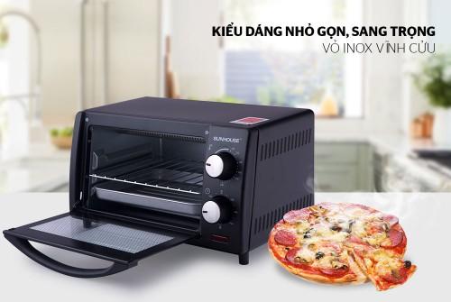 Lò Nướng Điện 10 Lít Sunhouse SHD4210 Đen