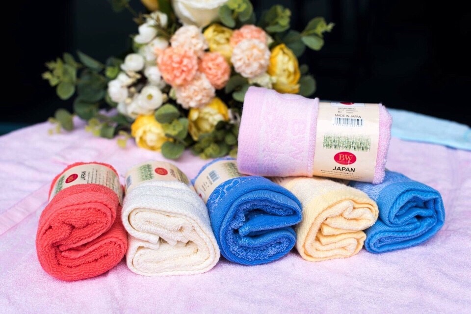 [Lấy mã giảm thêm 30%] Khăn Mặt Sợi Tre Cao Cấp Kích Thước 30x50cm