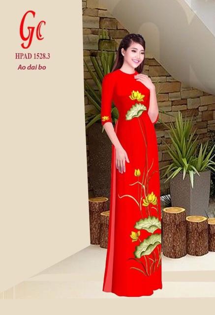 [HCM]Vải áo dài hoa sen